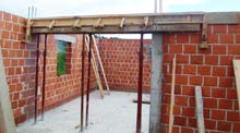 izgradnja zidova blokovima