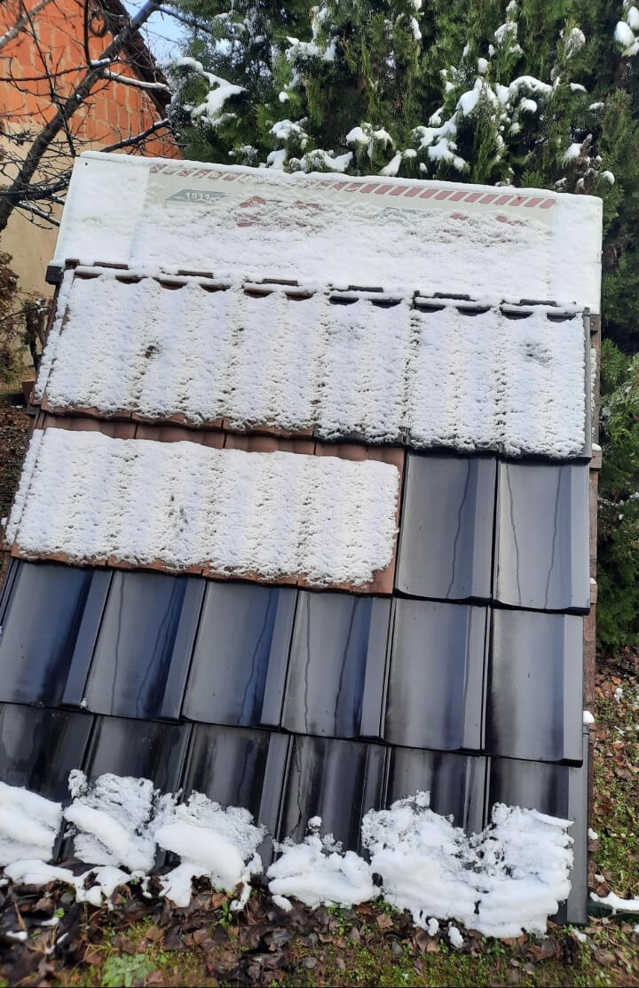 ponašanje crepa pod snegom